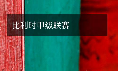 比利時甲級聯(lián)賽