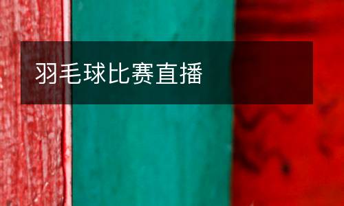 羽毛球比賽直播