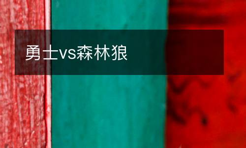 勇士vs森林狼